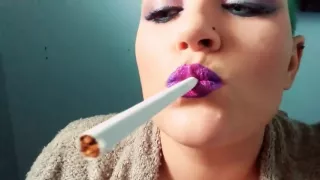 Smoking fetish sexy joker
