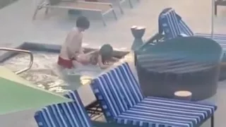 Quick one in the pool