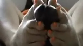 Exotic homemade Foot Job, Fetish xxx clip