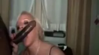 Crazy amateur Blonde, Blowjob porn movie