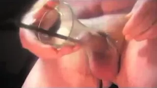 Crossdresser Mann klingende Harnröhrenschwanz Dildo Spielzeug