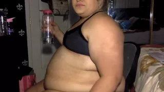 Chubby Water Bloat college girl