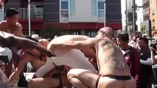 Crazy gay video with Hunks, Striptease scenes