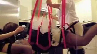 Incredible amateur BBW, Strapon xxx clip