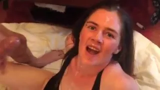 Horny homemade Facial, Cumshots porn movie