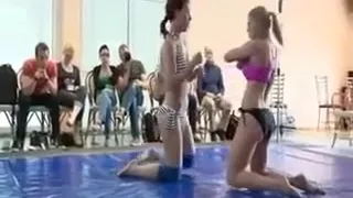 Sumo competition two females