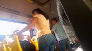 The concrete ass on the bus