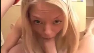 Lilianna Stelmach sucks penis and eats sperm