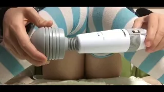 Masturbation with electric massager