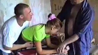 Skinny college girl Stumbles Into A Food Fucking !