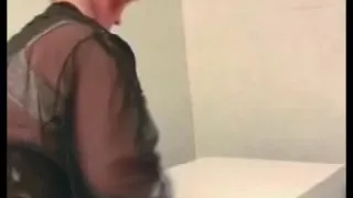 Redhead Mature fucks in the bathroom