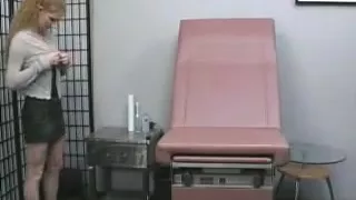 On reception at the doctor