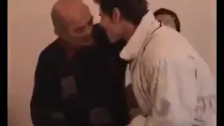 Mature and boy flip flop