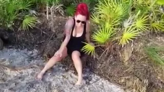 Slut Trying BBC on Vacation.