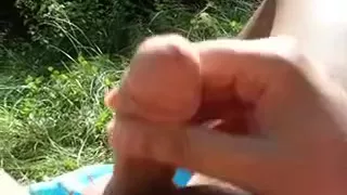 Crazy amateur gay movie with Solo Male, Outdoor scenes