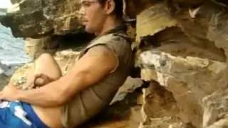 Horny homemade gay movie with Masturbate, Outdoor scenes