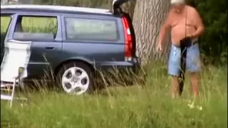 Exotischer Amateur-Gay-Film mit Outdoor-Szenen