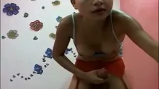 Exotischer Amateur Shemale Clip mit asiatischen, Solo Szenen