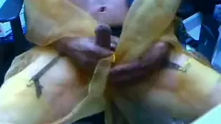 Exotische hausgemachte schwule Szene mit Amateur, Masturbationsszenen