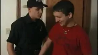 Grande Pénis, Blowjob, Gay, Escritório, Polícia