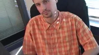 Asian boss in black boots fucks intern