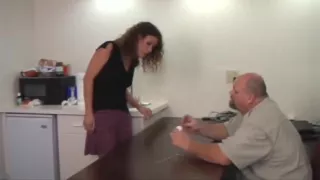 Teaching stacey how a ballgag works