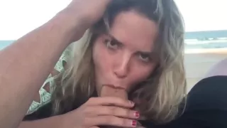 Couple sex at beach 2