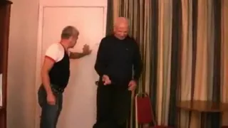 Goatee daddy fucking his friend