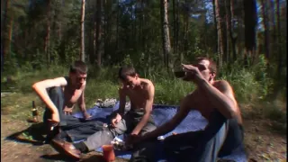 Girl lost in the woods.