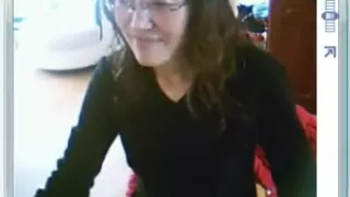 Chinesische Ehefrau auf Webcam