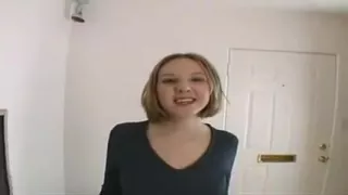 carrie such a cute whore greatt blowjob  and swallow