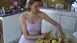 Cooking Made Her Cock Hungry
