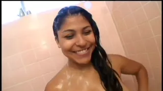 Hair in the shower