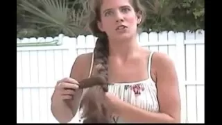 Hannah Super Long Hair Brushing