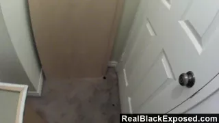 RealBlackExposed Taylor Starr Tries Not To Get Caught