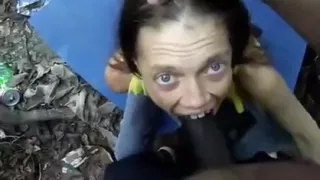 Gagging a white dopefiend 3