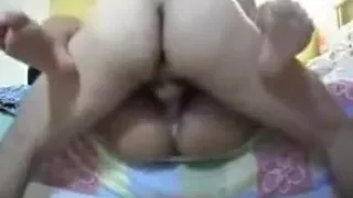 Close-up fuck and creampied