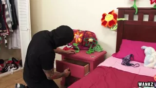 18-Year-Old Latina Teen Stretched