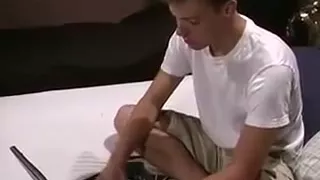 Leidenschaftliche Twinks im Bett