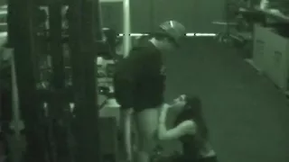 Security Camera Captures A Blowjob