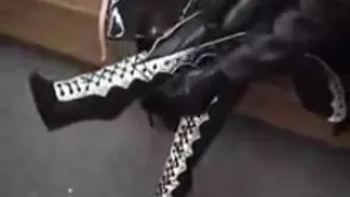 Kinky femdom boots