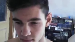 German gorgeous boy with long cock hairy ass on cam