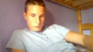 Serbian cute athletic boy cums big cock smooth big ass oncam