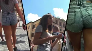 Amateursex, Babe, Nahaufnahme, College, Sex im Freien, Shorts