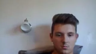 German Cute Boy Shows His Big Fat Ass On Cam So Tight Hole