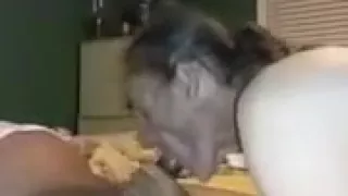 Sucking BBC we both cum