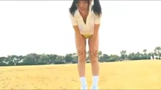 JPN girl plays in public