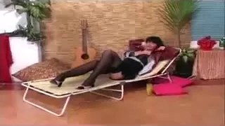 Miriam (Myriam) Gold sunbathing and ...