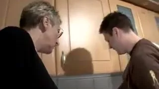 Mature woman takes younger cock