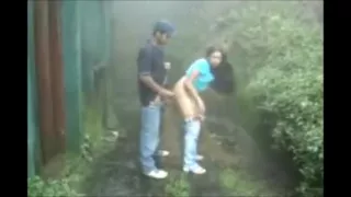 Indian Couple Fuck In The Rain